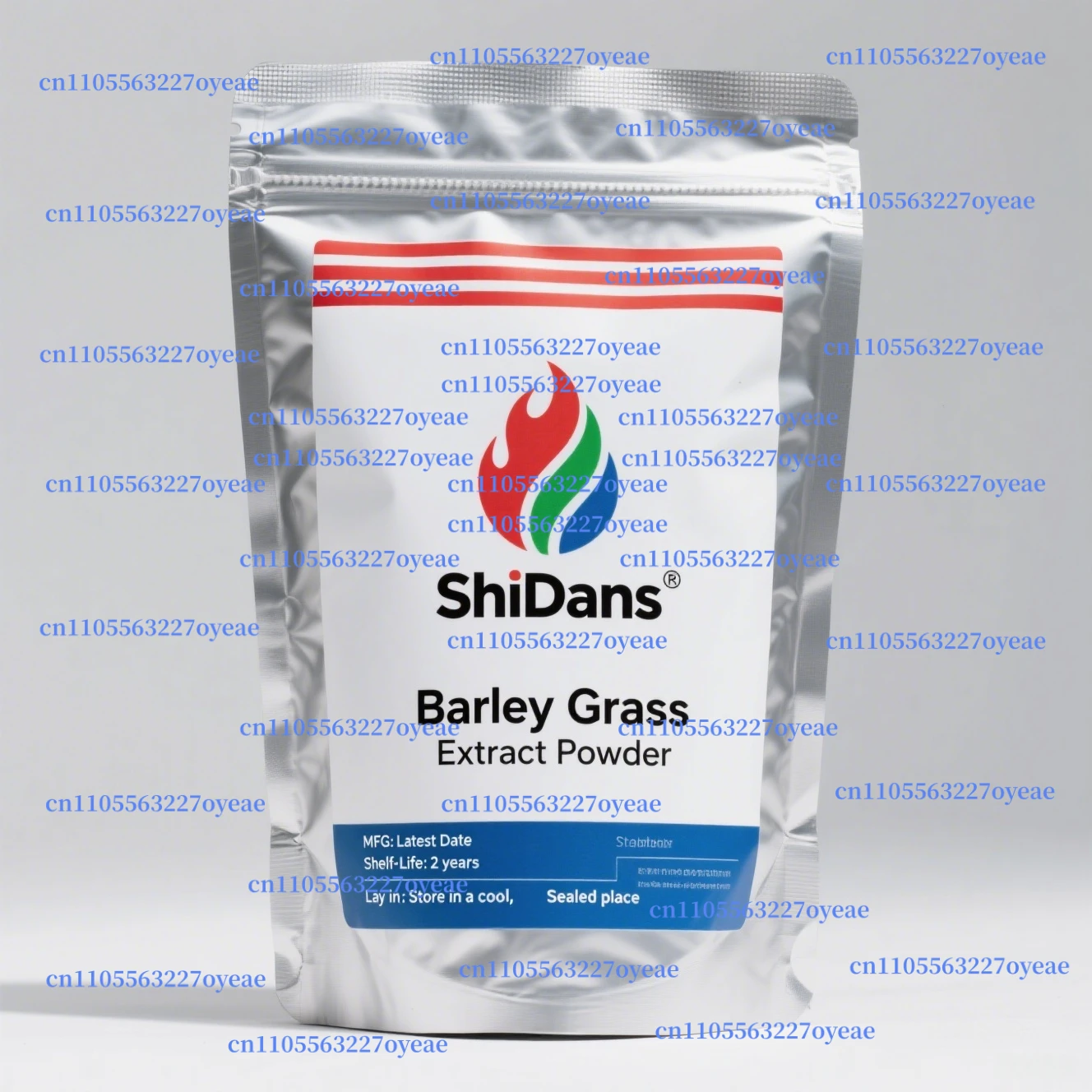 Embalaje de bolsa de papel de aluminio personalizado 100% natural de hierba de cebada (Da Mai Cao) para distribuidores globales