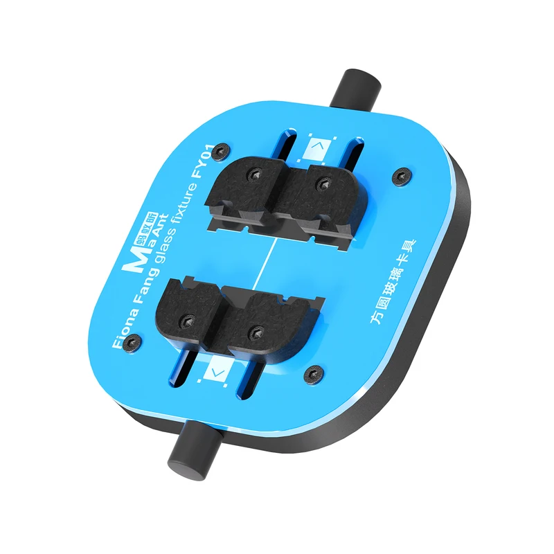 MAANT FY01 Abrazadera de vidrio cuadrada y redonda Almohadilla de trabajo resistente al calor con amortiguación antideslizante para sujetar la herramienta de chip de placa base de CPU
