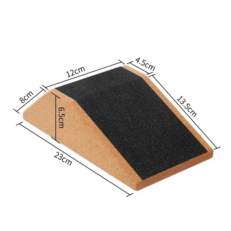 Natural Cork Yoga Block - High-Density Home Gym Fitness Brick