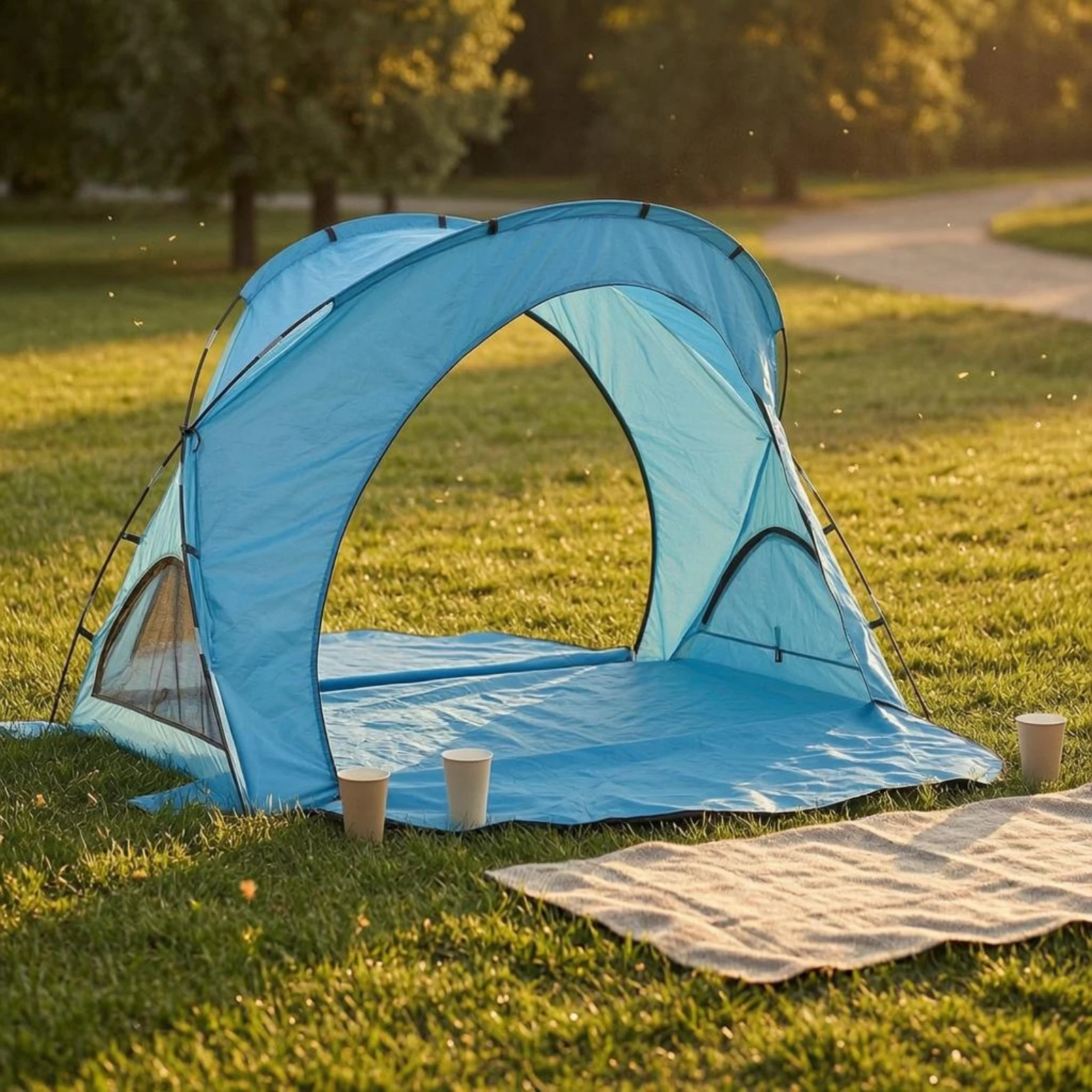 tente-de-camping-2-personnes-avec-tarp-d'extension-equipement-exterieur-poteaux-en-fibre-de-verre-extension-de-sol