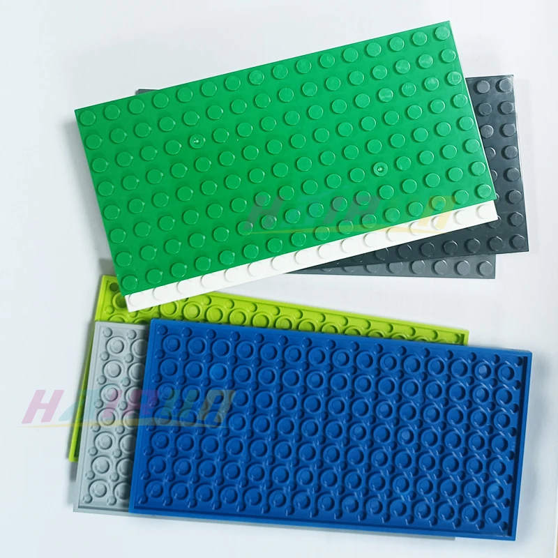 Plaque de Base classique MOC à 8x16 points, 5 pièces, blocs de construction de figurines de ville, pièces en briques compatibles avec 92438, jouets pour enfants, cadeau