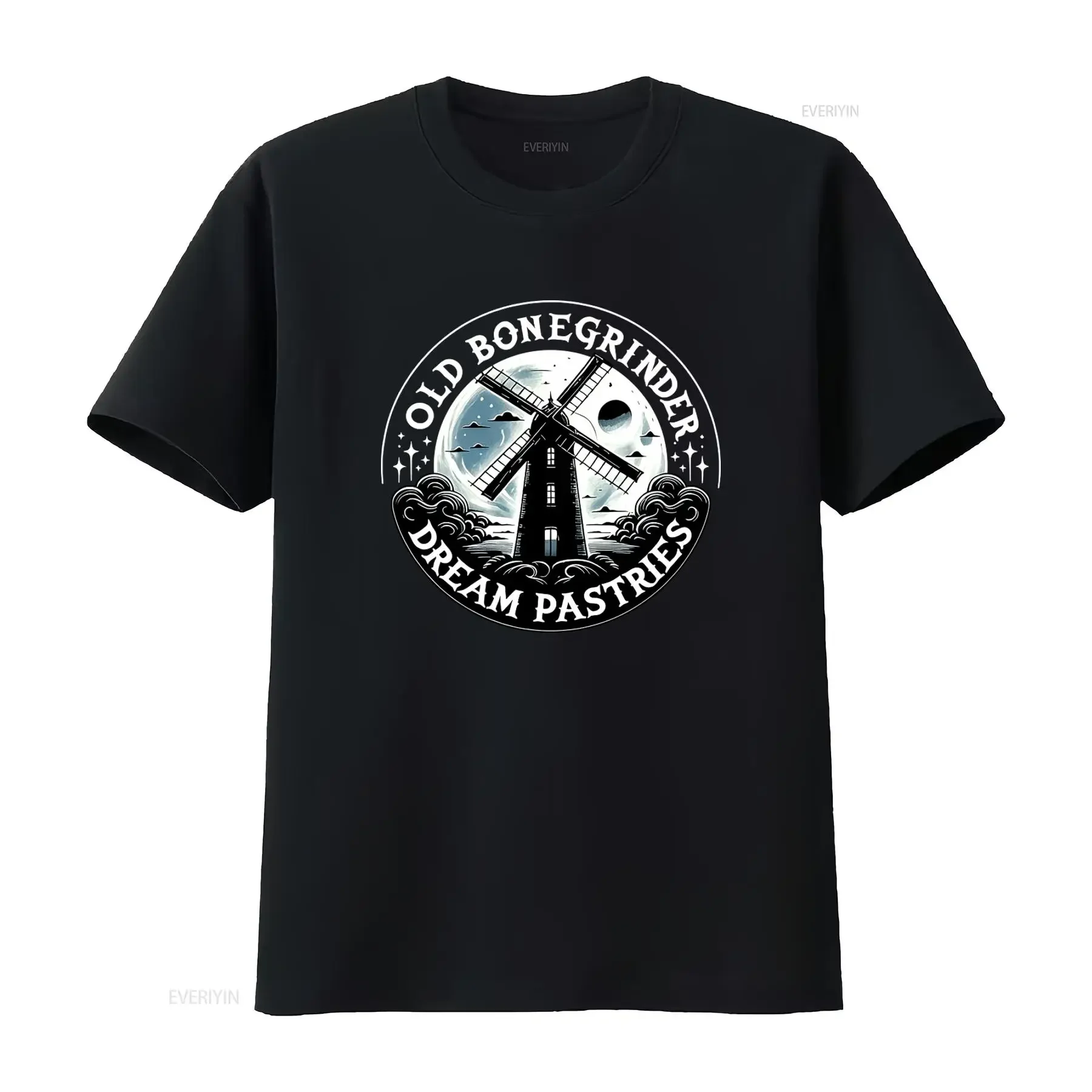 Old Bonegrinder Dream Pastries T Shirt Curse Of Strahd Inspired Dark Fantasy RPG Creepy Tabletop Gaming Apparel For Horror Fans