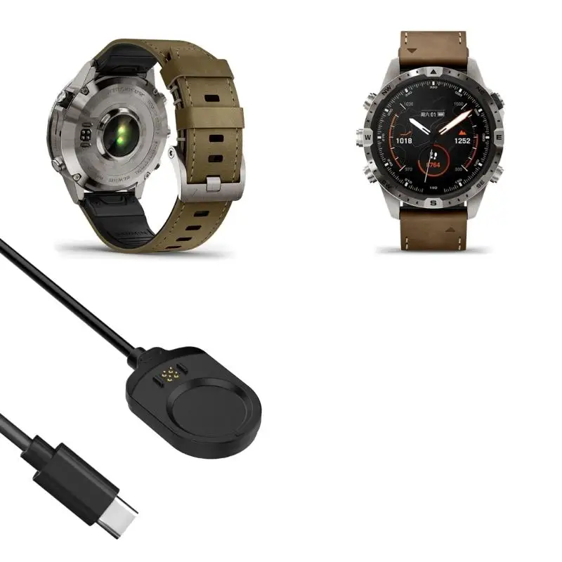 USB C Sạc Nôi Đồng Hồ Thông Minh Smartwatch Phụ Kiện Đế Sạc Dock Sạc Dây Cáp Cho MARQ2 Vận Động Viên/Phiêu Lưu