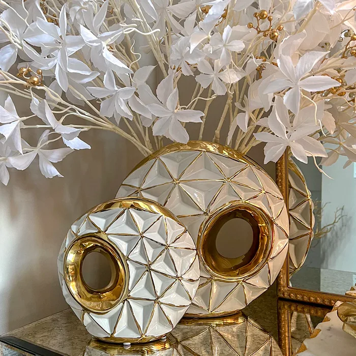 Light luxury electroplated gold, silver decoration modern, ornaments, entrance clubhouse, home accessories