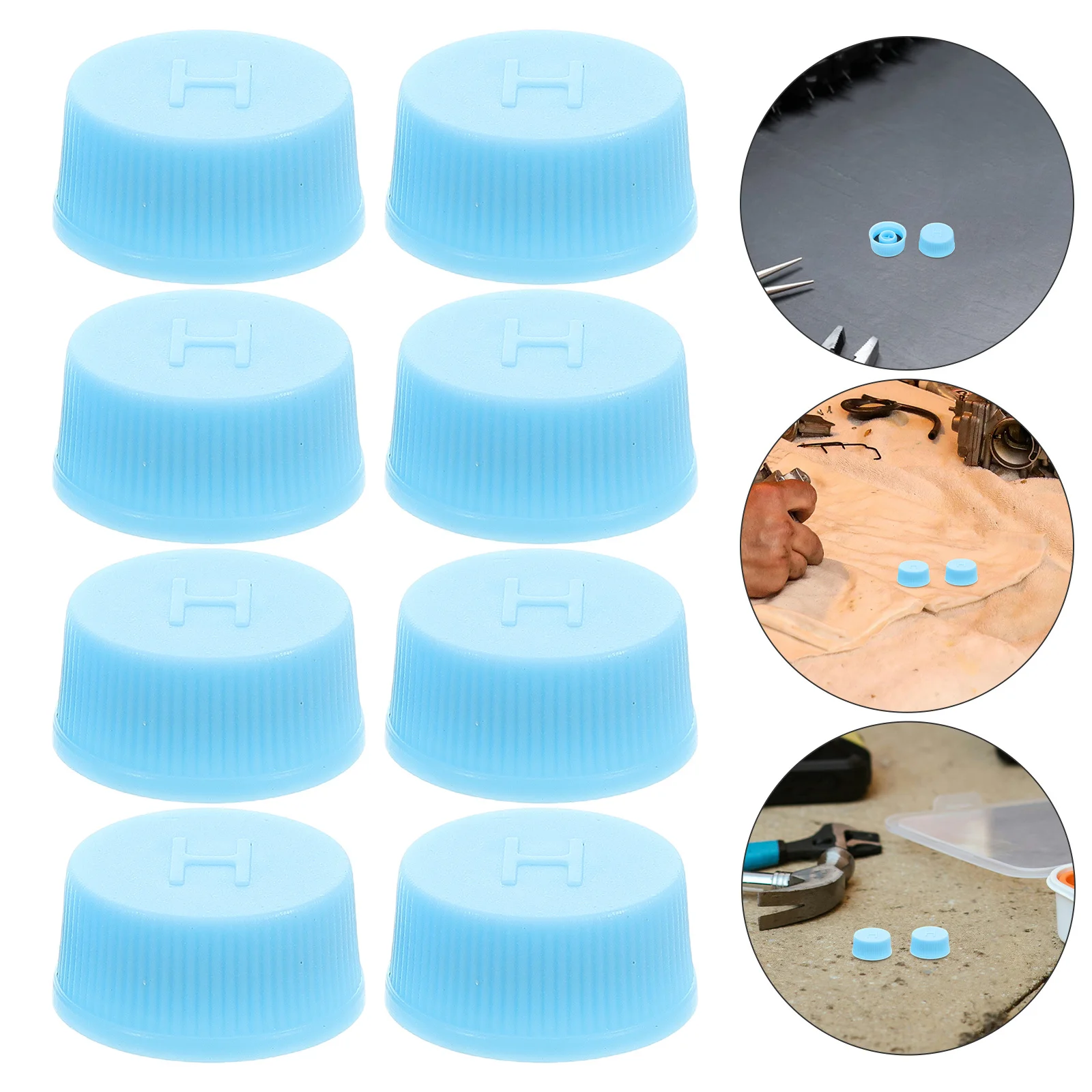 

10Pcs Universal Air Conditioning Valve Caps Leakproof Car Ac Valve Covers Replacement for High Low Pressure Port Easy