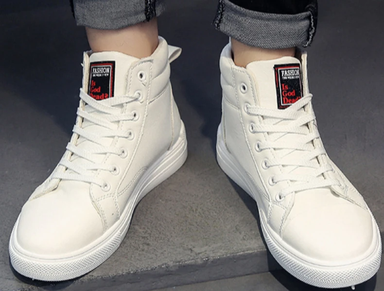 2025 Neue Atmungsaktive Weichsohlen-Herren-Freizeitschuhe Koreanische Mode Studenten-Joggingschuhe Jugend-Boardschuhe – Detail 4