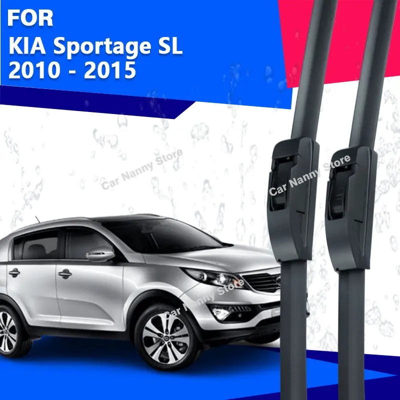 

Щетки лобового стекла для KIA Sportage SL 2010-2015, автомобильные дворники, резиновая полоса, мягкая резина, 2011 2012 2013 2014