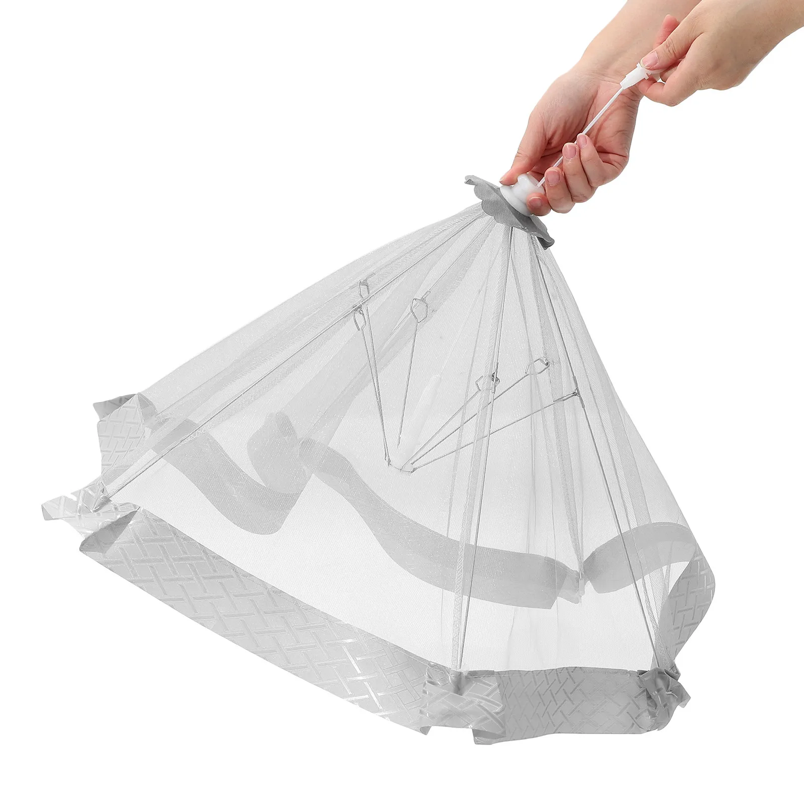 Reusable Mesh Food Tent Cover Large Capacity Foldable Design for Outdoor Picnic Camping Indoor Table Serving Insect Protection