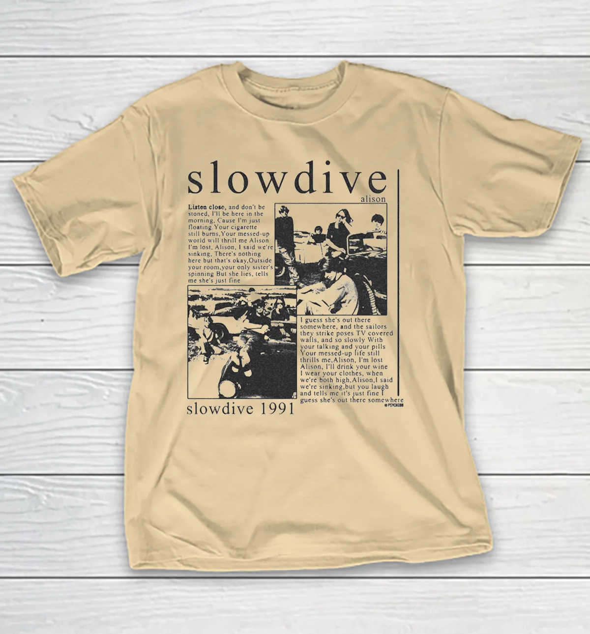 Rare Slowdive Souvlaki Band Poster Gift For Fan All Size S to 5XL T-shirt GC2416