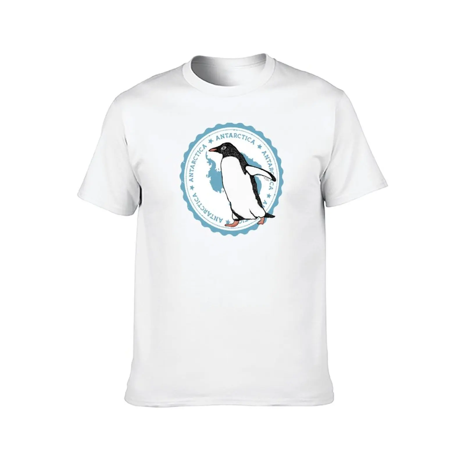 أديلي البطريق الأرجنتيني القطب الجنوبي تي شيرت تي شيرت رجل مصمم تي شيرت #2