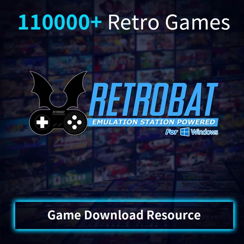 Imagen 1 del producto Descargar juegos Resource con 110000 + Sistema Retrobat de juegos retro para PS1/PS2/PS3/PSP/DC/Wii/N64 compatible con Windows /Mac OS/Linux