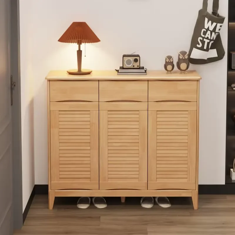 Modern Convertible Durable Solid MDF Revolving Shoe Cabinet Rack Home Furniture 8 Shelves Living Room Supermarket Hotel