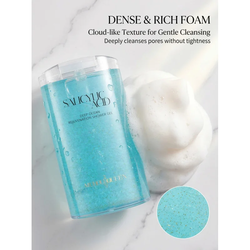 

Гель для душа с салициловой кислотой от Niche Brand – глубокое очищение, отшелушивание, контроль жирности, для всех типов кожи, стойкий аромат