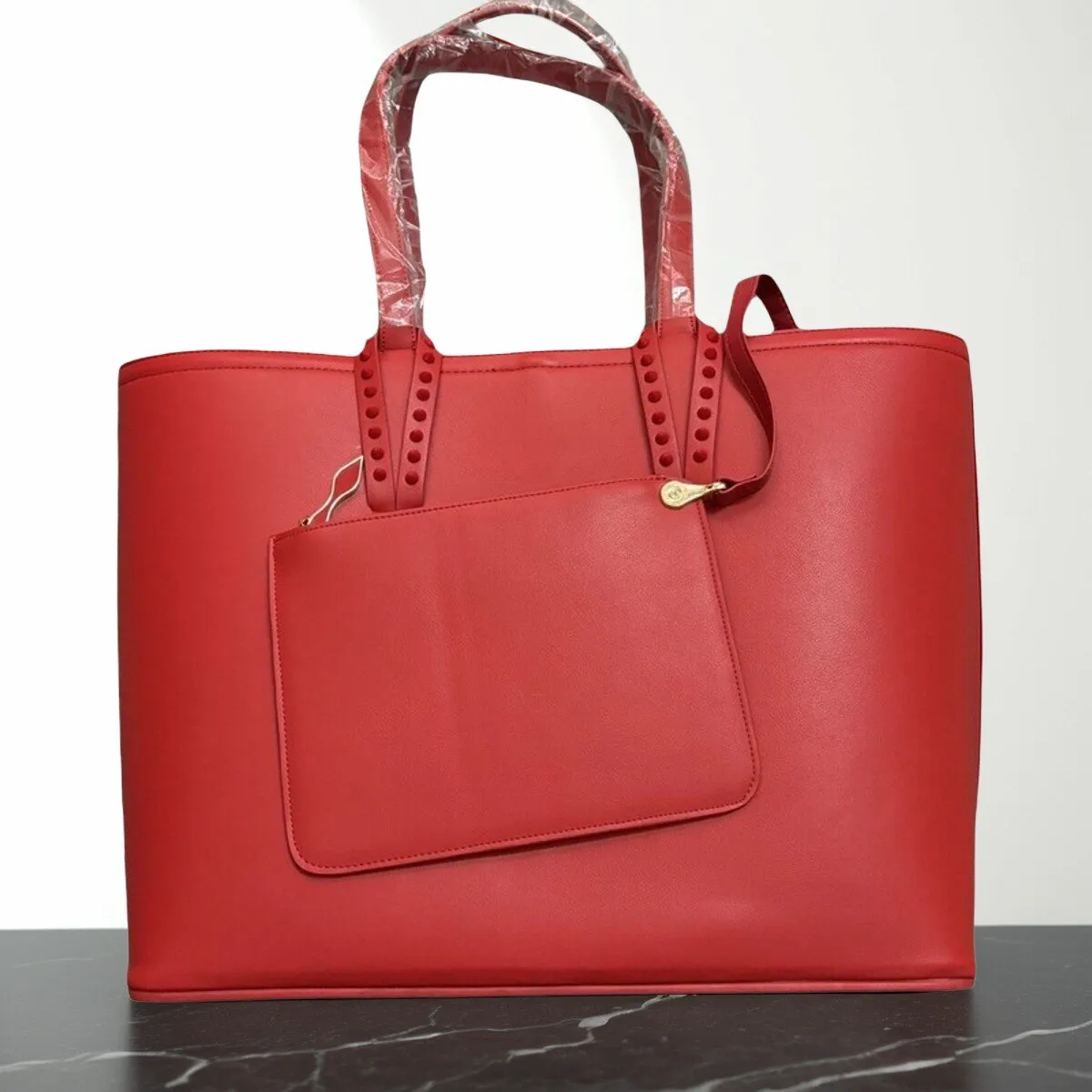 حقيبة يد نسائية فاخرة بحزام جلدي، حقائب سفر للركاب، حقيبة يد ذات سعة كبيرة متعددة الاستخدامات للجنسين، حقيبة كلاسيكية للأعمال