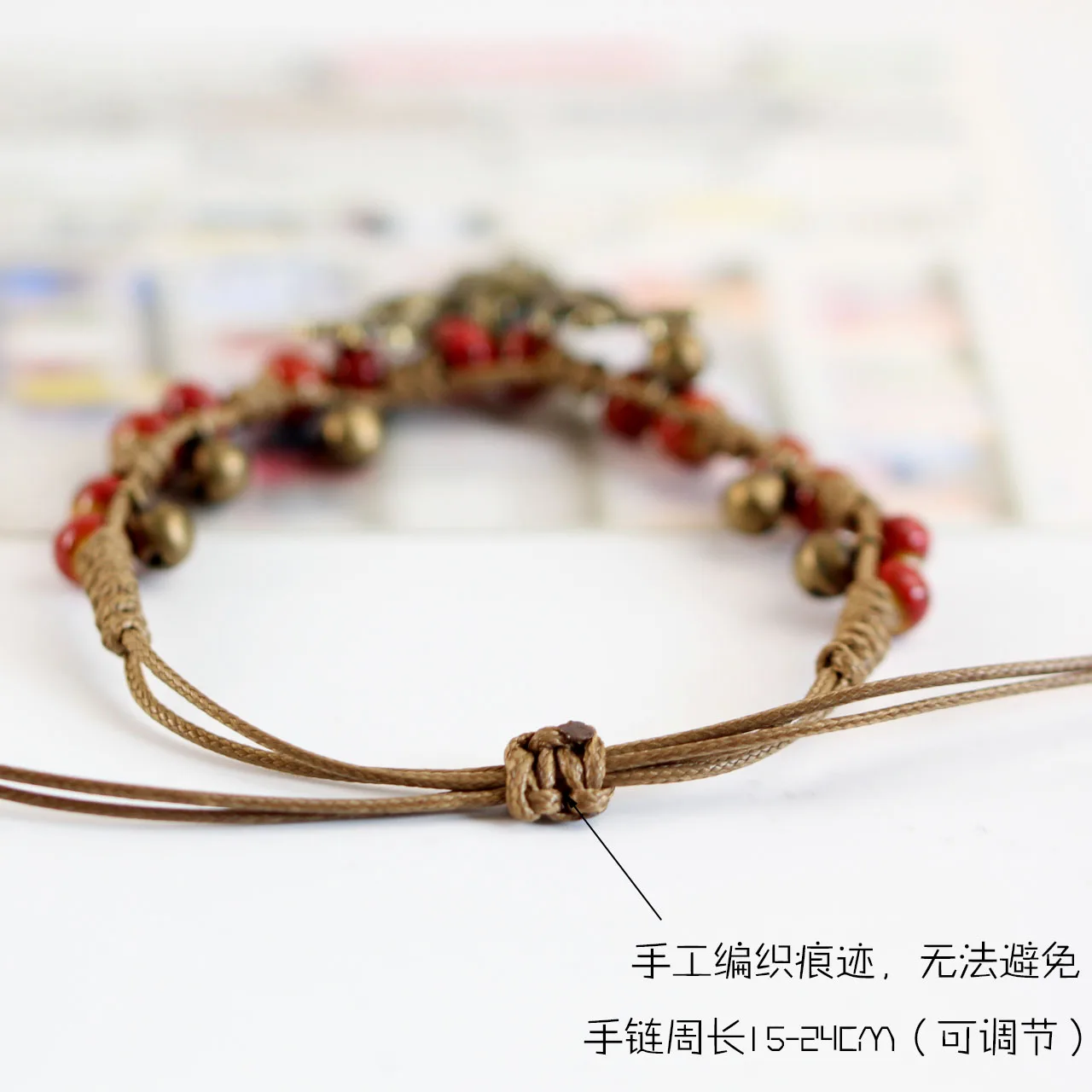 Elk Ceramic Little Fawn Bracelet for Women, Hand Made DIY Bracelets, Retro Artware, Girl Gift, Fashion Jewelry, #1265