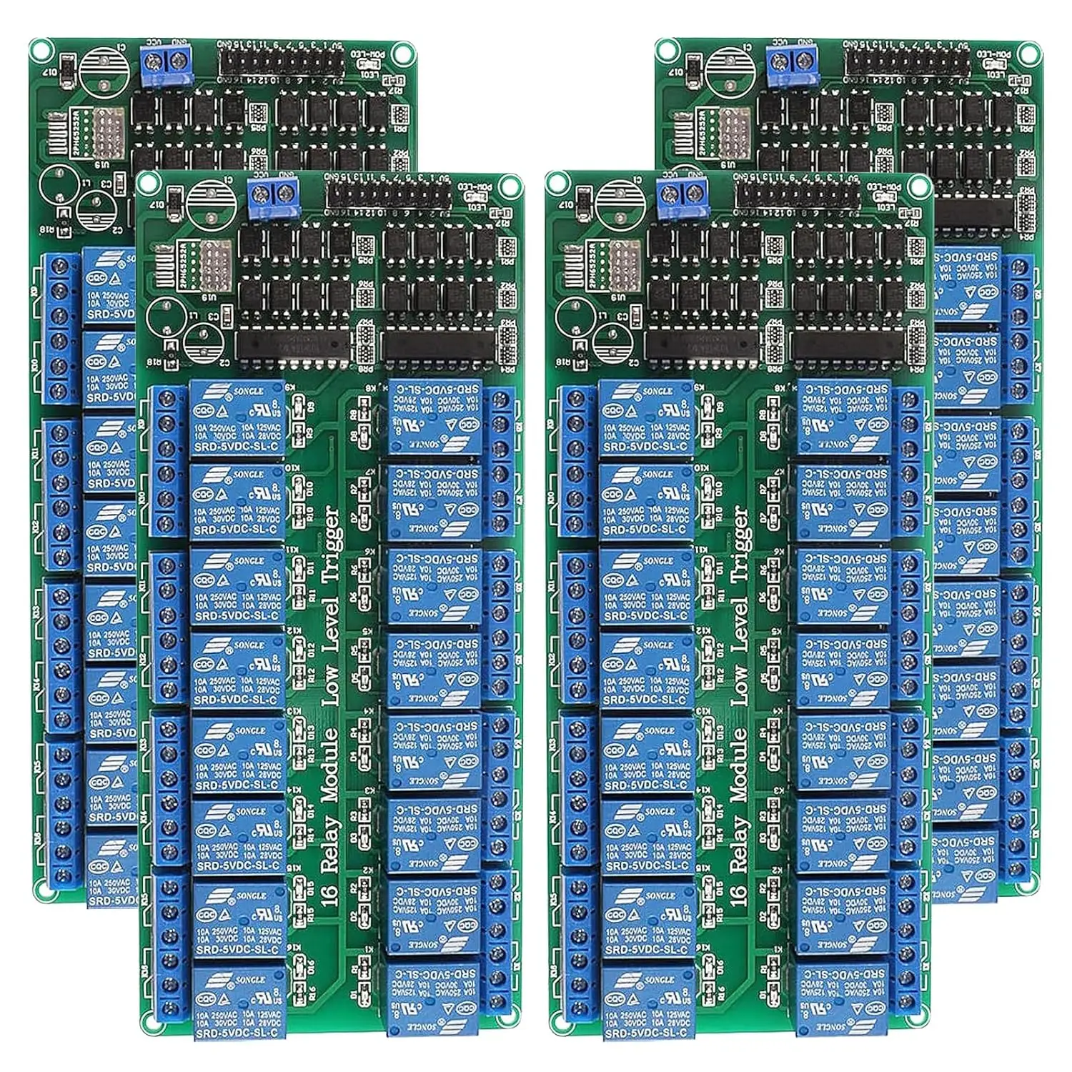 4pcs-5v-16-channel-relay-interface-board-module-optocoupler-led-lm2576-power-for-arduino-diy-kit-pic-arm-avr