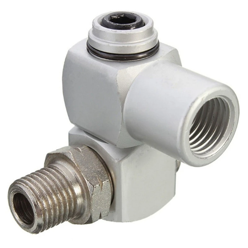 Raccordo pneumatico intelligente Connettore per tubo dell'aria girevole da 360 gradi Raccordo girevole per adattatore per strumento pneumatico portatile girevole industriale