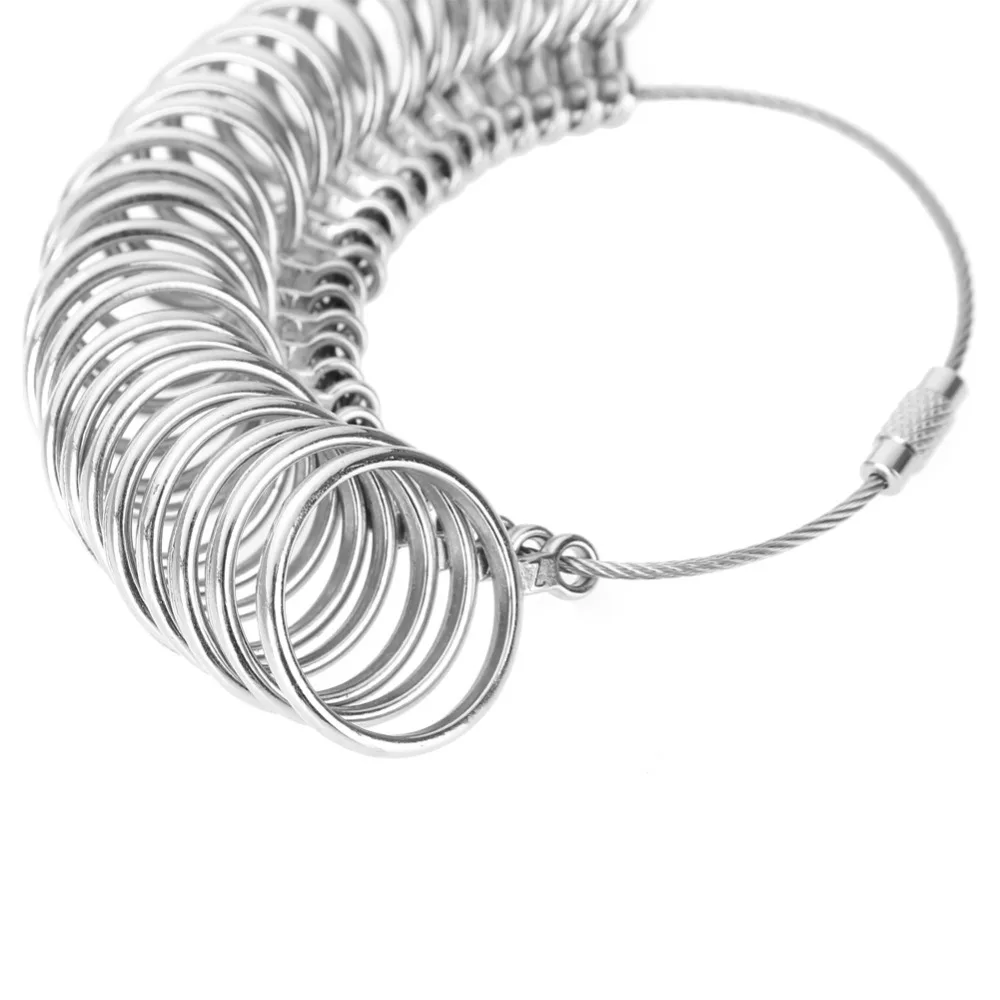 

Professional Metal Material Ring Finger Sizer 27 Pcs Ring Sizer Gauge Ring Sizing Gauge Finger Sizing