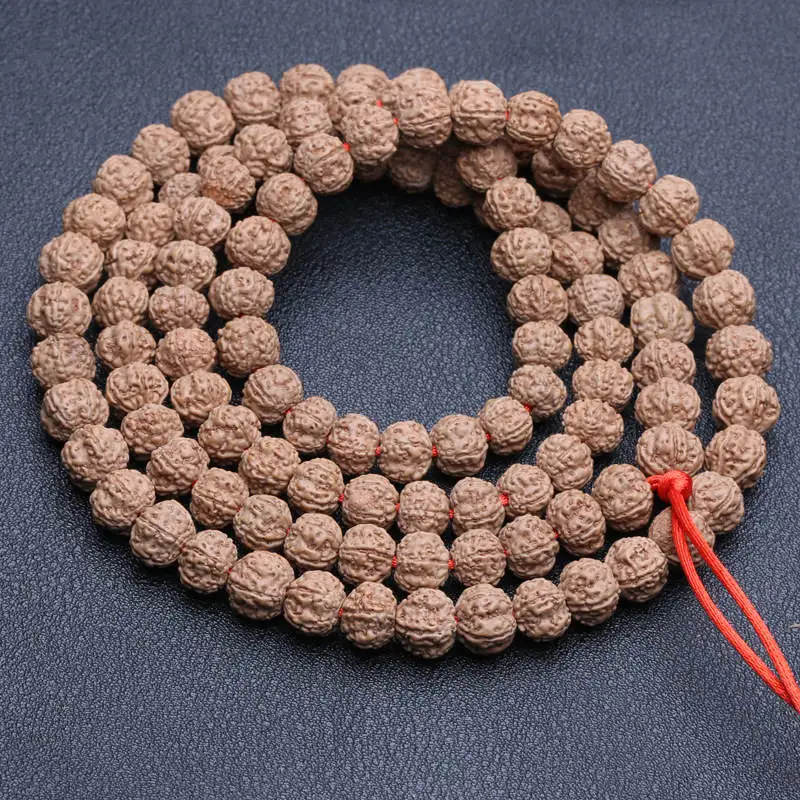 Big Rudraksha Bodhi Beads Strand 10mm 11mm 12mm 13mm 14mm 15mm 16mm 2024New