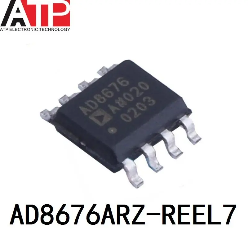 (5piece) New Original AD8676 AD8676B AD8676A AD8676ARZ AD8676ARZ AD8676BRZ-REEL7 AD8676ARZ-REEL7 Chip IC OPAMP GP 2 CIRCUIT SOP8