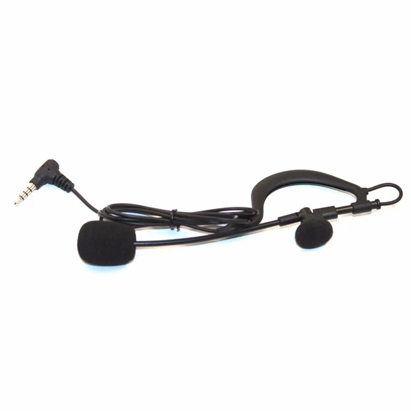 Original Motorcycle Helme Interphone 3.5mm Jack Headset Microphone Mic for EJEAS Vnetphone V6C/V4C Football Referee Intercom