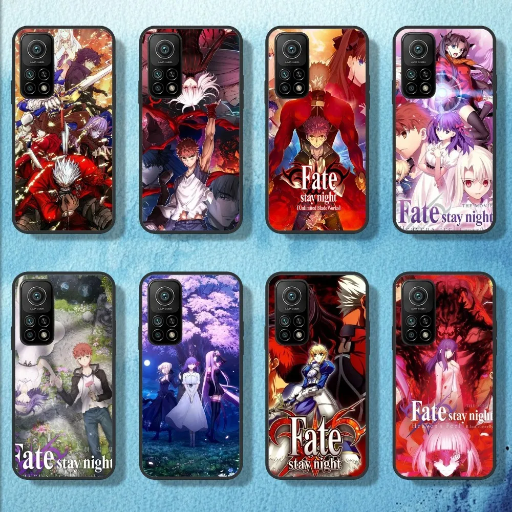 Bilibili F-Fate stay night Phone Case FOR Samsung Galaxy A10 A11 A12 A20 A32 A50 A53 A70 A73 A80 Black Shell