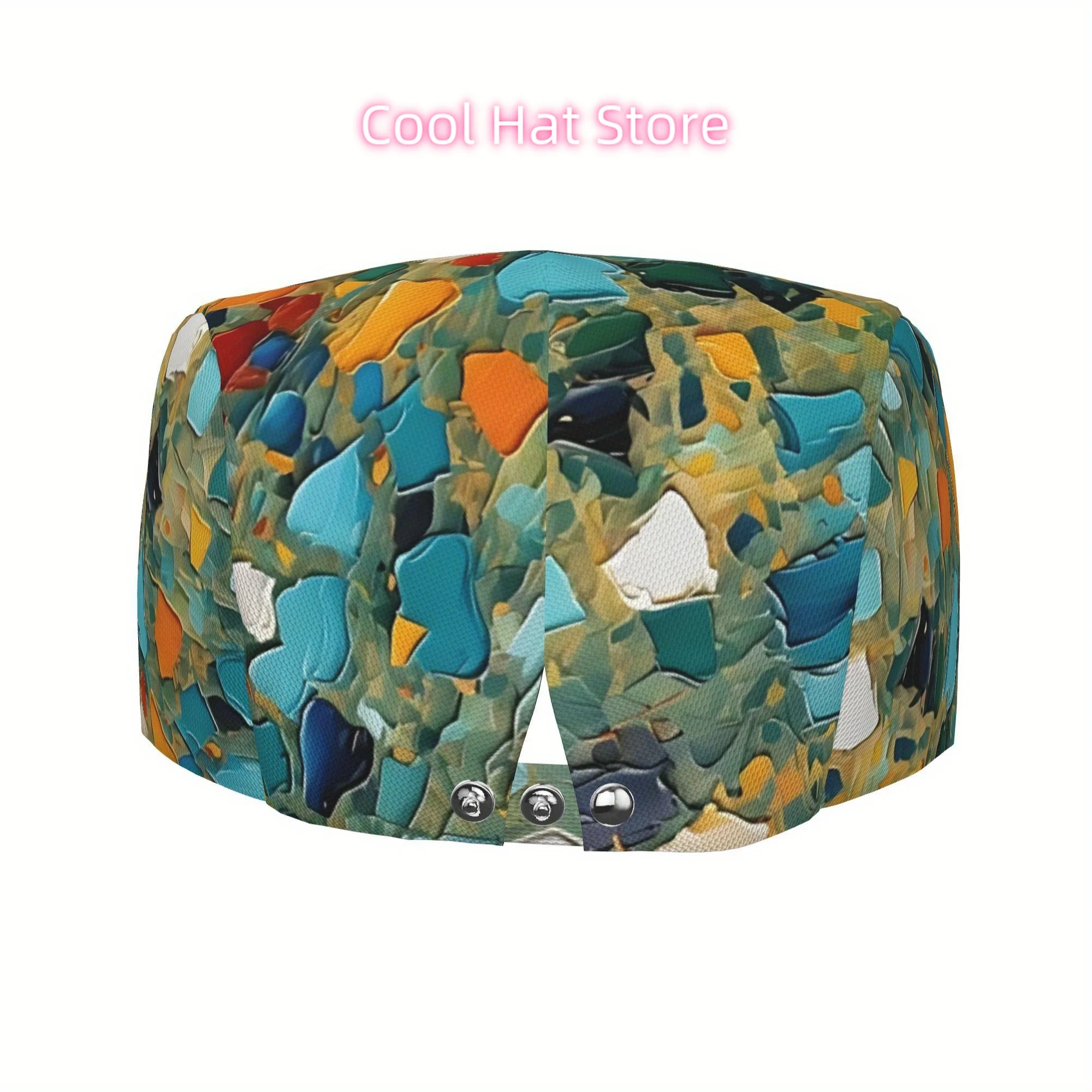 Abstract Emotion Storm Men and Women Flat Cap Adjustable Newsboy Cap Beret Ivy Cap Cabbie Flat Hat Irish Hat Fishing Hat Printed