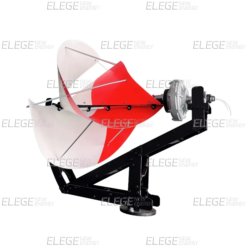 

Elege the Archimedes Screw Spiral Horizontal Wind Mill Turbine Generator Windmill Generation System for Home Cost Price