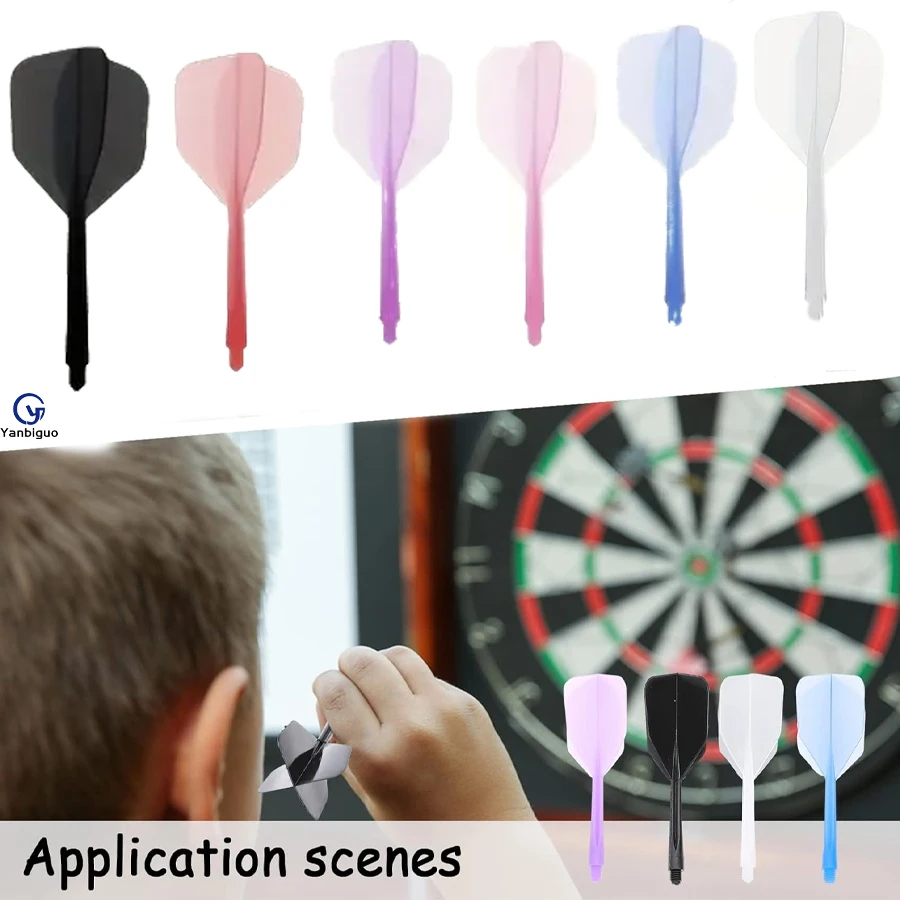 

12Pcs Integrated High Transparency Dart Tail Wings,High Hardness to Mix and Match - Resistant to Deformation - Enhances Accuracy
