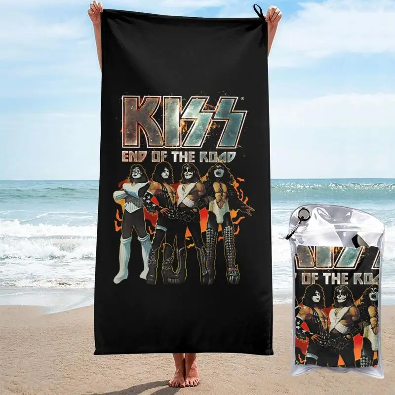 The Final Tour Band Kiss End Of The Road World 2019 Quick dry Towel Surf Travel Bath Towel Personalized