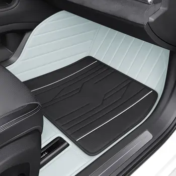 Kožená hovězí kožená rohožka na míru, 5místná, ECO materiál, pro Zeekr 001, levé/pravé řízení 8 nejlepší prodej autokoberce pro řidiče vpravo - №4