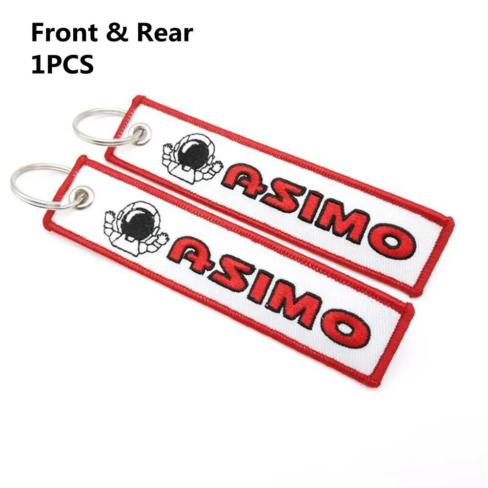 سلسلة مفاتيح السيارة المطرزة مفتاح حزام JDM نمط الحبل ل JS سباق الرياضة نوع أكل النوم سباق كيرينغ الملحقات #6