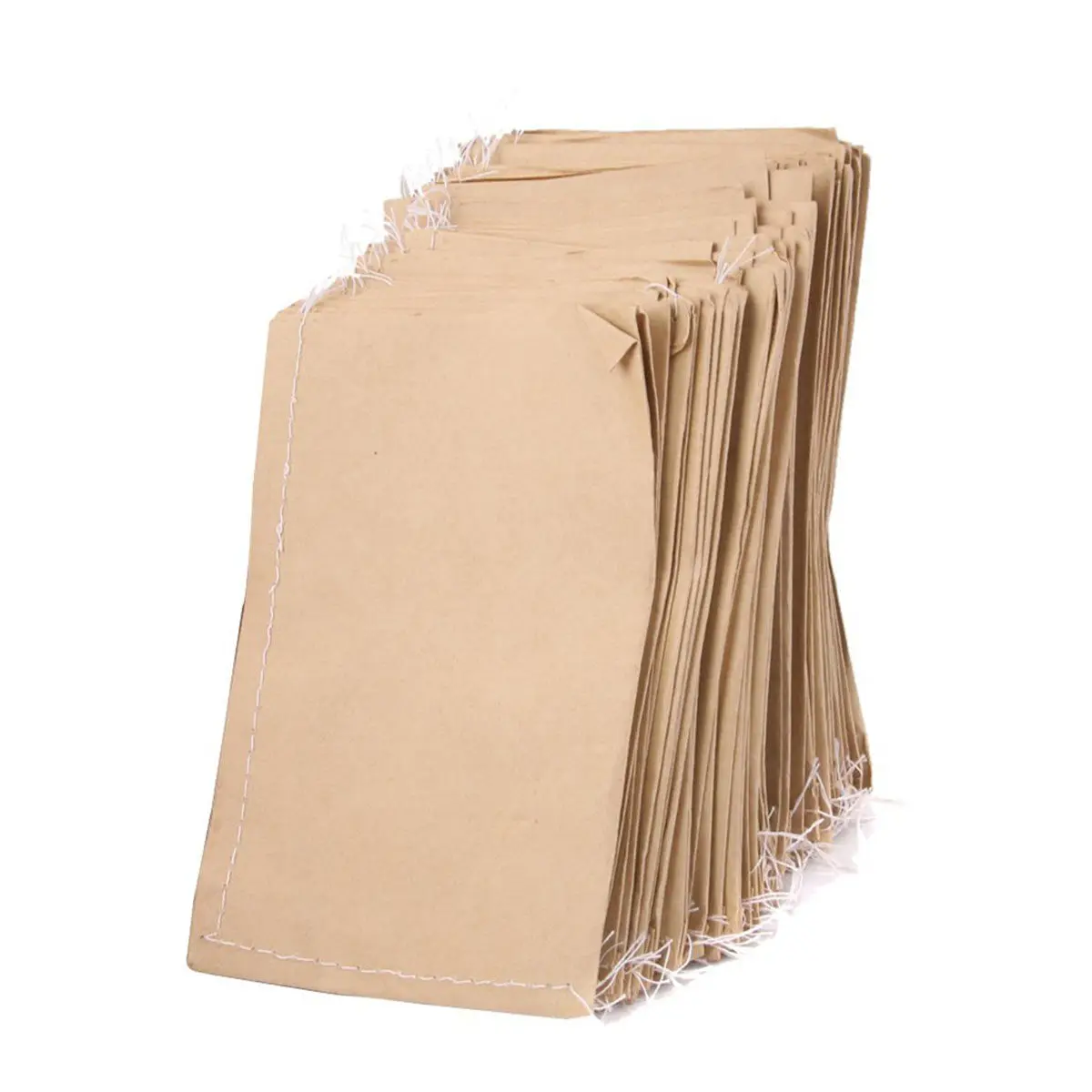100Pcs Kraft Paper Sewed Bags Food Storage for Corn Wheat Rice Seeds Tobacco Sunflower Vegetables Isolation Pollination Bag - view 6