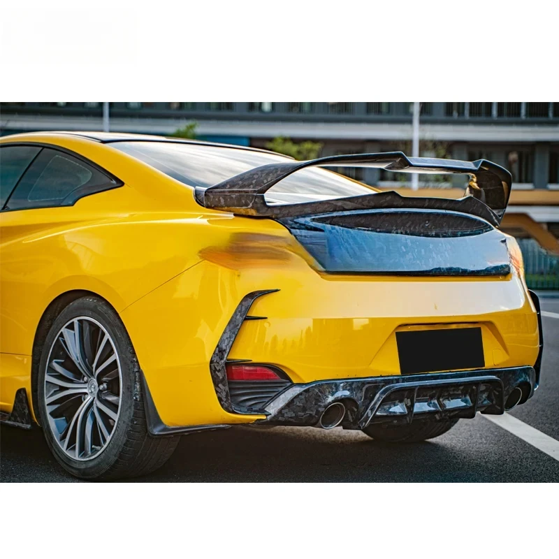 

Suitable 2016+ Q60 Modified MBJ Style Carbon Fiber Rear Spoiler, High-quality Carbon Fiber Tail Wing