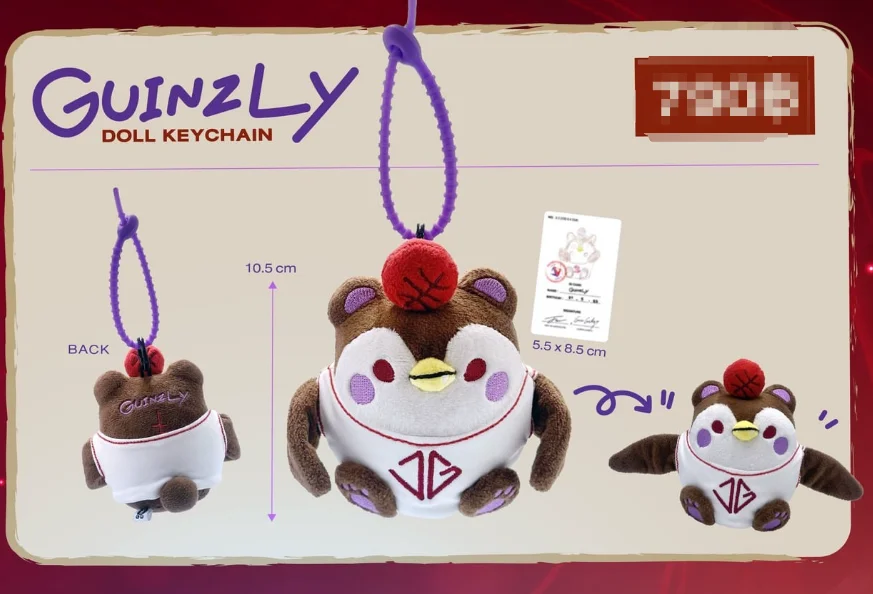 Thai star JossGawin new merchandise keychain (doll) official
