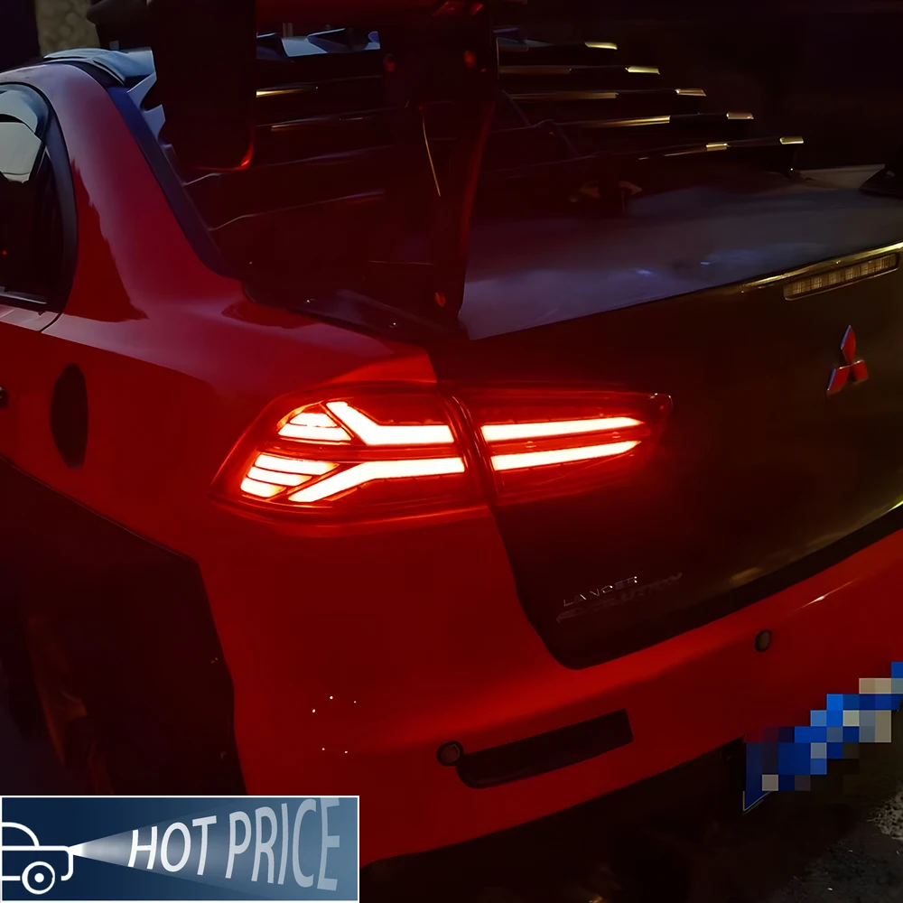 

For Mitsubishi Lancer 2010-2016 LED Car Taillights Assembly Upgrade High Quality Flashing Highlight Rear Reverse Light