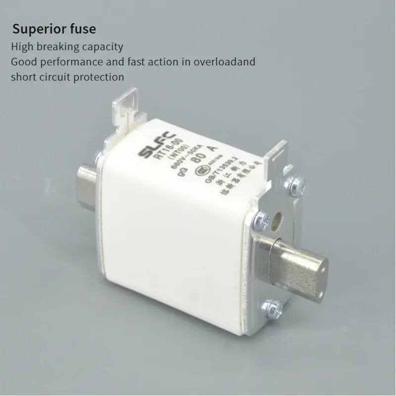 SLFC AC 660v~50ka 20A/32A/40A/50A/63A/80A/100A/125A/160A Low Voltage Fuse NT00 /RT16-00 Fuse Blade Fuses