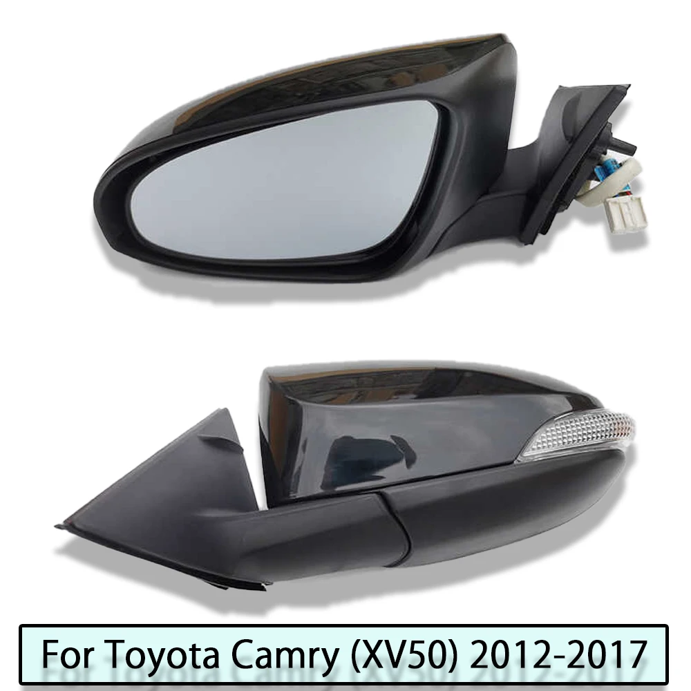 （9-wire）Rearview Mirror Assembly Side Mirror Replacement For Toyota Camry XV50 2013 2014 2015 2016 Exterior Rear View Mirror