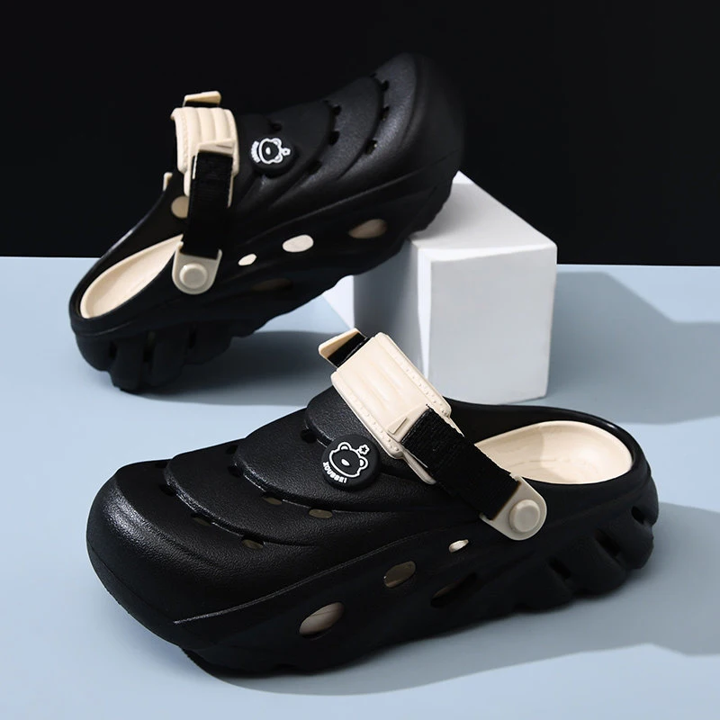 Men's summer color matching fashion garden shoes soft sole non-slip wear-resistant outdoor leisure sports driving beach sandals