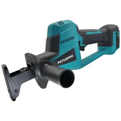 Brushless Reciprocating Saw Cordless Handheld Electric Saw Metal Wood Pipe Cutting Power Tool Fit Makita 18V Battery（No Battery）