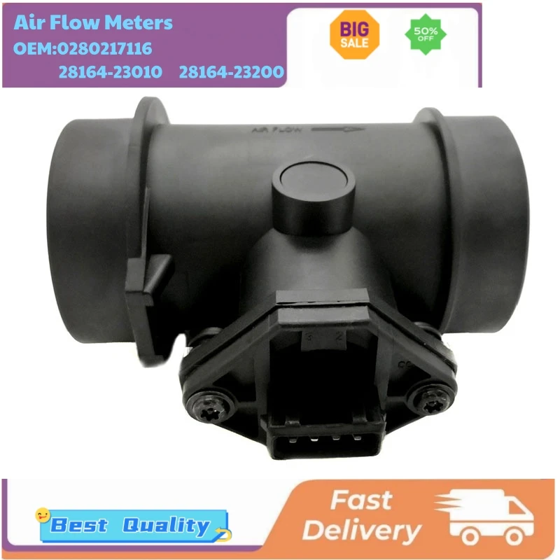 

Air Flow Meters 0280217116 0 280 217 116 28164-23010 28164-23200 for Hyundai Elantra 96-20' Tiburon 97-01' 1.8L 2.0L