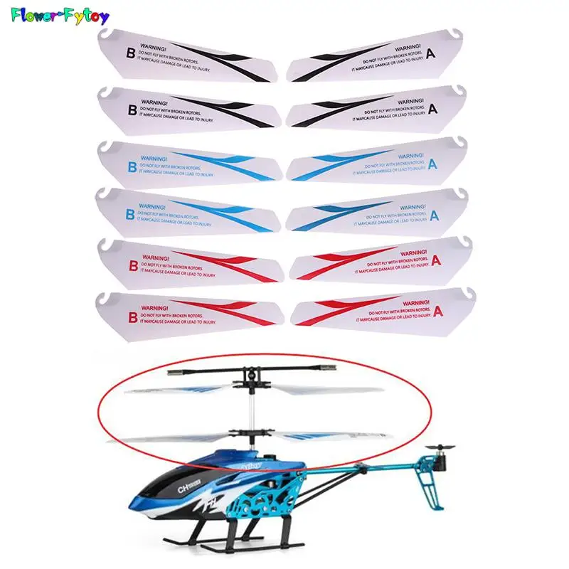 4pcs 7.2CM/9CM Spare Blades Fans Props For R/c Mini Helicopter Rotor Rc CH002 CH023 Drone Toys Spare Parts