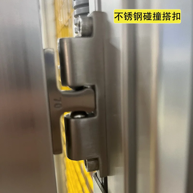 304 Stainless Steel Spherical Lock with Spring Buckle Mirror Finish for Industrial Equipment And Door Locks