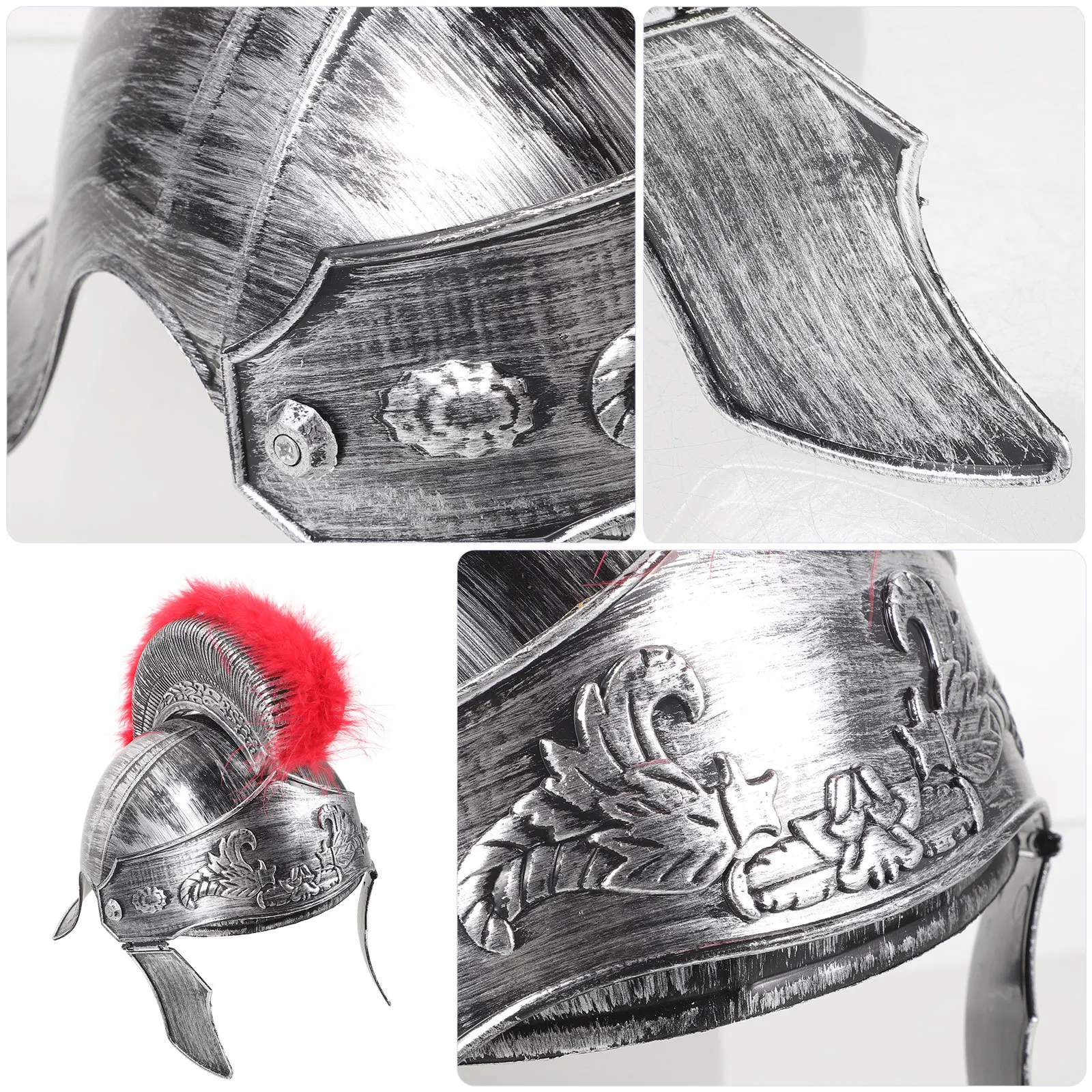 Sombrero de guerrero, sombrero de soldado, disfraz de Cosplay, soldado romano, adulto, negro, Edad Media, hombres y mujeres