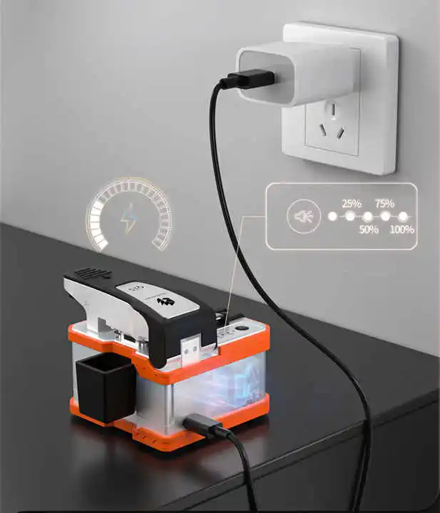Automatic Electric Optical Fiber Cleaver fiber optic Ftth Tool Optic Cable Cutter 3 in-1 fixture Fiber Cleaver view 2