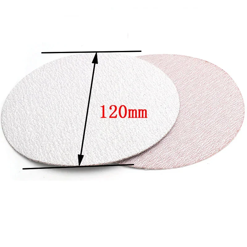 10/20Pcs Flocking Disc Sanding Paper Hook & Loop Sanding Disc 80/120/180/240/320/400/600/800/1000 Grit Sand Paper Abrasive Tool