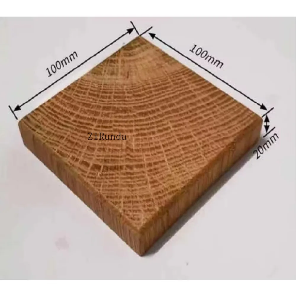 Customized version of solid wood square parquet, annual ring texture floor