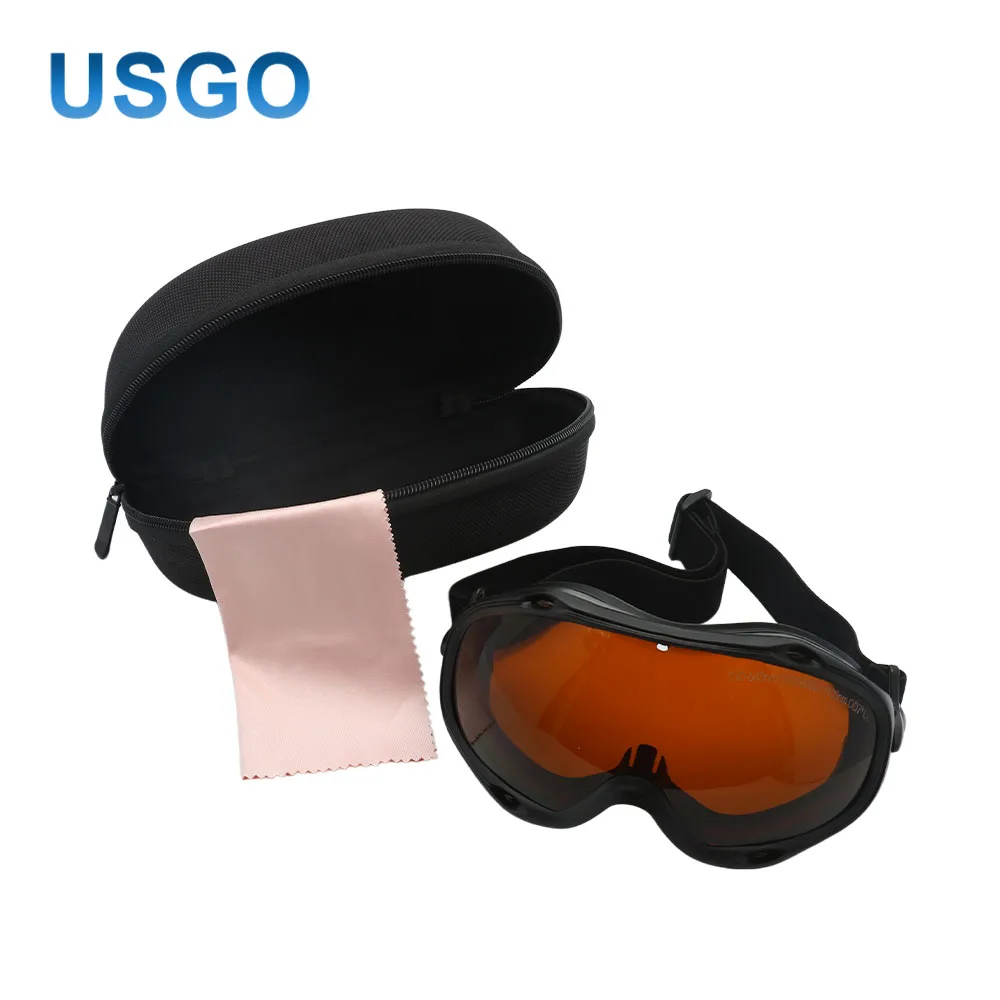 USGO 190nm-550nm UV Laser Protective Glasses OD6+ 355nm Laser Safety Eyeglasses for UV Laser Marking Cutting Machine