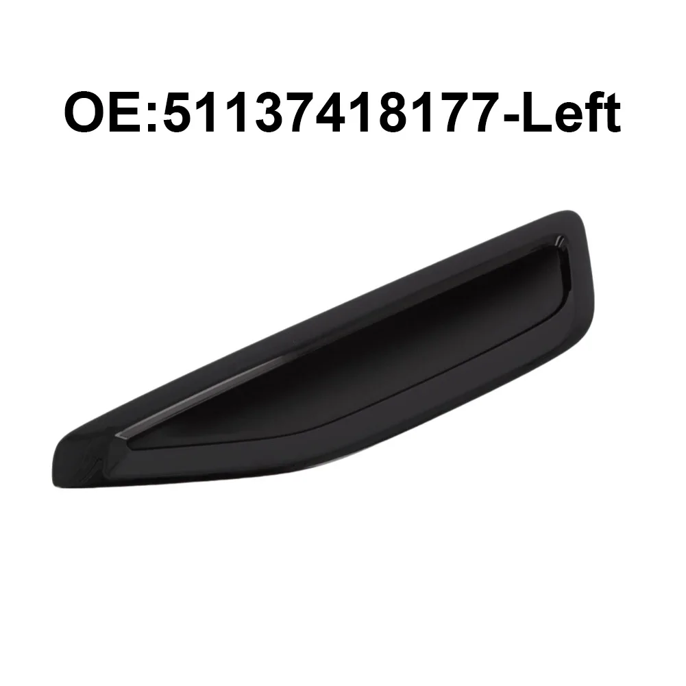 Black Front Fender Trim Black Fender Trim For BMW Easy Installation Process Long-lasting Performance For BMW X5