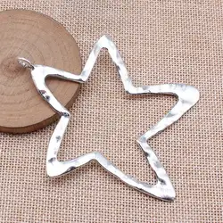 Accessories For Women Big Star Charms Pendant Jewelry Materials 76x95mm 1pcs